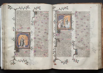 El Misal de Gotha: Fol. 82v, La Trinidad