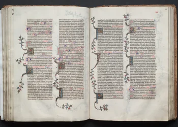 El misal de Gotha: Fol. 84r, texto, c. 1375