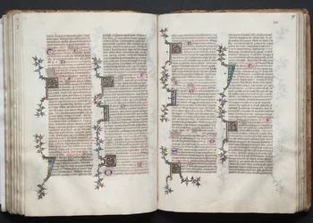 El Misal de Gotha: Fol. 90v, Texto, c. 1375