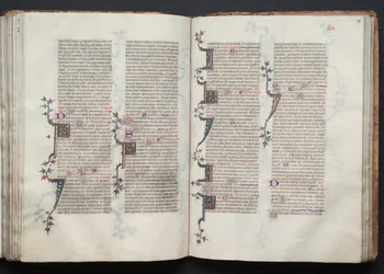 El Misal de Gotha: Fol. 98r, Texto, c. 1375
