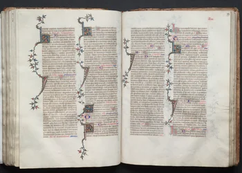 El Misal de Gotha: Fol. 99r, Texto, c. 1375
