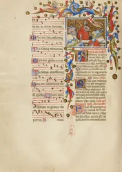 La resurrección; Inicial R: Un soldado dormido