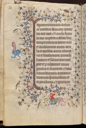 Horas de Carlos el Noble, rey de Navarra (1361-1425): fol. 15v, Texto