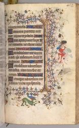 Horas de Carlos el Noble, rey de Navarra (1361-1425): fol. 223r, Texto