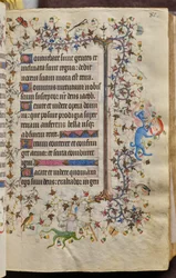 Horas de Carlos el Noble, rey de Navarra (1361-1425): fol. 41r, Texto