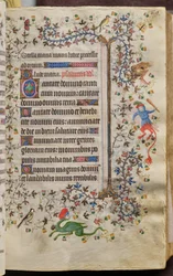 Horas de Carlos el Noble, rey de Navarra (1361-1425): fol. 45r, Texto