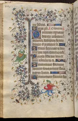 Horas de Carlos el Noble, rey de Navarra (1361-1425): fol. 55v, Texto