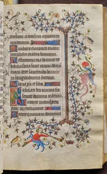 Horas de Carlos el Noble, rey de Navarra (1361-1425): fol. 56r, Texto