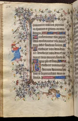 Horas de Carlos el Noble, rey de Navarra (1361-1425): fol. 58v, Texto