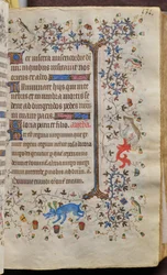 Horas de Carlos el Noble, rey de Navarra (1361-1425): fol. 66r, Texto