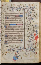 Horas de Carlos el Noble, rey de Navarra (1361-1425): fol. 97r, Texto