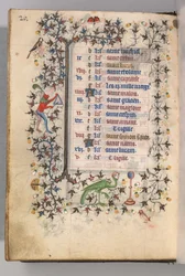 Horas de Carlos el Noble, Rey de Navarra 1361-1425: fol. 10v, Octubre, c. 1405