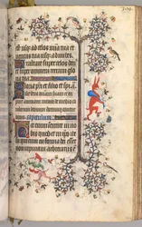Horas de Carlos el Noble, Rey de Navarra 1361-1425: fol. 194r, Texto, c. 1405