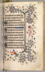 Horas de Carlos el Noble, Rey de Navarra 1361-1425: fol. 199r, Texto, c. 1405