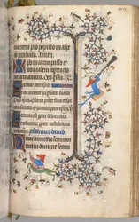 Horas de Carlos el Noble, Rey de Navarra 1361-1425: fol. 200r, Texto, c. 1405