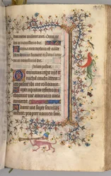 Horas de Carlos el Noble, Rey de Navarra 1361-1425: fol. 219r, Texto, c. 1405