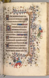 Horas de Carlos el Noble, Rey de Navarra 1361-1425: fol. 233r, Texto