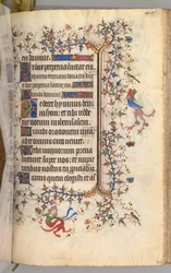 Horas de Carlos el Noble, Rey de Navarra 1361-1425: fol. 242r, Texto, c. 1405