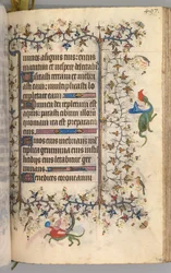 Horas de Carlos el Noble, Rey de Navarra 1361-1425: fol. 243r, Texto, c. 1405