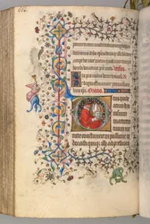 Horas de Carlos el Noble, Rey de Navarra 1361-1425, fol. 276v, San Denis, c. 1405