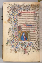 Horas de Carlos el Noble, Rey de Navarra 1361-1425, fol. 304v, Santa Marta, c. 1405