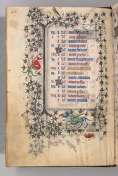 Horas de Carlos el Noble, Rey de Navarra: fol. 8v, Agosto