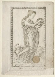 Erato (poesía lírica y amorosa) (de los Tarocchi serie D: Apolo y las Musas, #14)