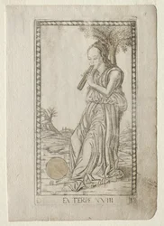 Euterpe (música, poesía lírica) (de la serie Tarocchi D: Apolo y las Musas, #18)