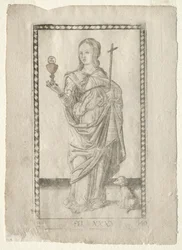 Fe del Tarocchi, serie B: Principios Cósmicos y Virtudes, #40, antes de 1467