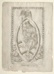 Júpiter de los Tarocchi, serie A: Firmamentos del Universo, #46, antes de 1467
