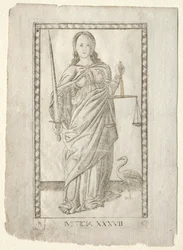 Justicia (de la serie Tarocchi B: Principios Cósmicos y Virtudes, #37)