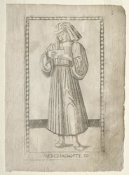 El mercader de los Tarocchi, serie E: Condiciones del Hombre, #4, antes de 1467