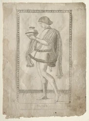 El sirviente del Tarocchi, serie E: Condiciones del Hombre, #2, antes de 1467