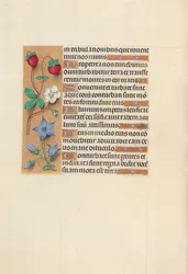 Horas de la Reina Isabel la Católica, Reina de España: Fol. 105v, c. 1500