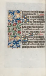 Libro de Horas Uso de Rouen: fol. 100v, c. 1470
