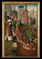 Panel de la Leyenda de Santa Úrsula