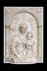 Virgen con el Niño y ángeles, c.1460 (mármol)