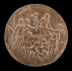 Eneas descendiendo al inframundo, cuarto trimestre del siglo XV