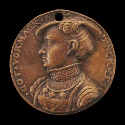 Emilia de Sajonia, 1516-1591, Margravina de Brandeburgo-Ansbach [anverso], 1540