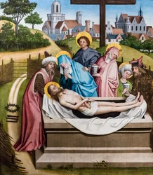 El Entierro de Cristo, ca. 1450/55 (Témpera y óleo sobre madera de abeto)