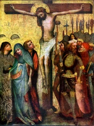 Crucifixión, antes de 1400