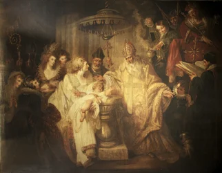 El bautismo de Enrique VIII