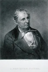 James Fenimore Cooper (1789-1851), grabado por Henry Bryan Hall después de un daguerrotipo