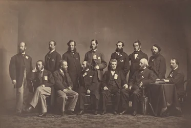 [Miembros de la Comisión Sanitaria de Nueva York], ca. 1860