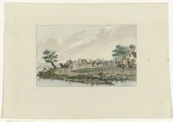Arresto de la princesa en Goejanverwellesluis, 1787
