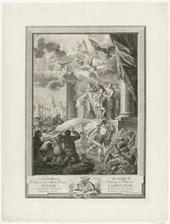 Clemencia del emperador José II a los protestantes, 1783 La Clemence de Joseph II (título sobre el objeto)