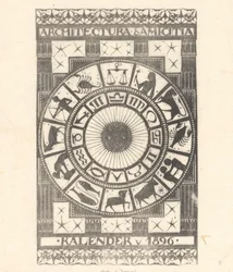 Portada calendario 1896