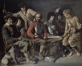 A Quarrel (óleo sobre lienzo)