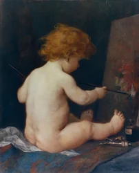Una joven artista