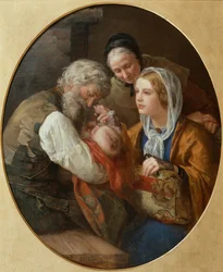 Primera visita de la madre joven a sus padres